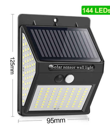 Super Bright 128/268 LED Solar Flood Light with 2400LM and Waterproof IP65 Protection