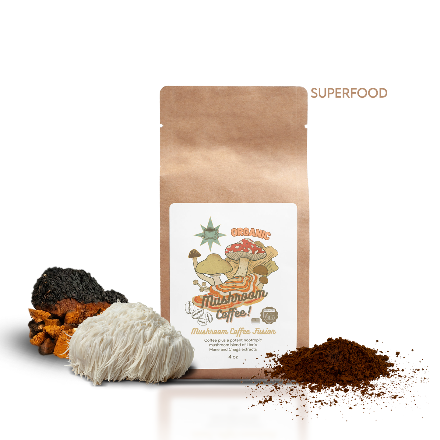 Essentialify's Mushroom Superfoods #1 Starter-Pack