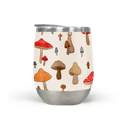 Mushroom Stemless Wine Tumbler