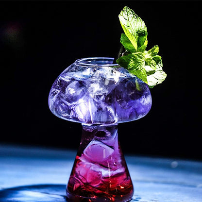 Creative Mushroom Shaped Cocktail Glass for Any Occasion