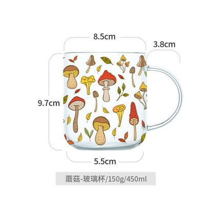 Mushroom Novelty Glass