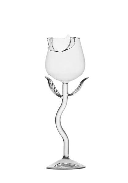 Sophisticated Rose Cocktail Glass with a height of 22.5cm and width of 7.5cm, adding a chic touch to your home bar