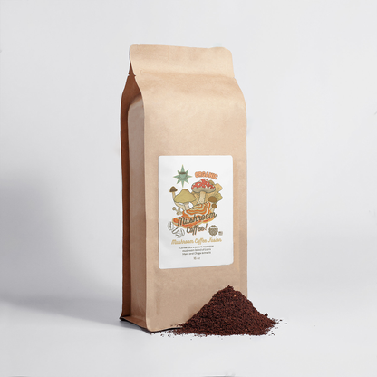 3. Organic Mushroom Coffee Superfood Blend | Premium Lion's Mane & Chaga | Made in USA | 16oz