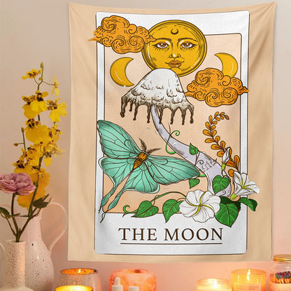 Tarot Mushroom Wall Hanging Tapestry