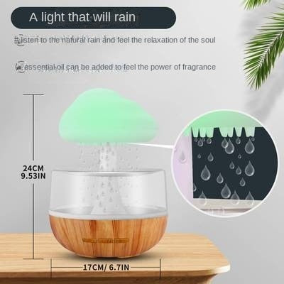 Rain Cloud Humidifier | Mushroom Lamp | Essential Oil Diffuser