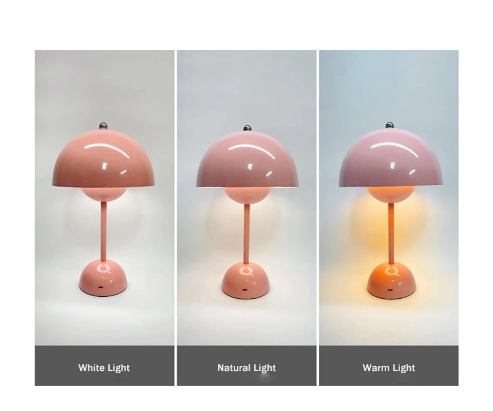 flowerpot VP9 adjustable lighting from white light to natural light to warm light