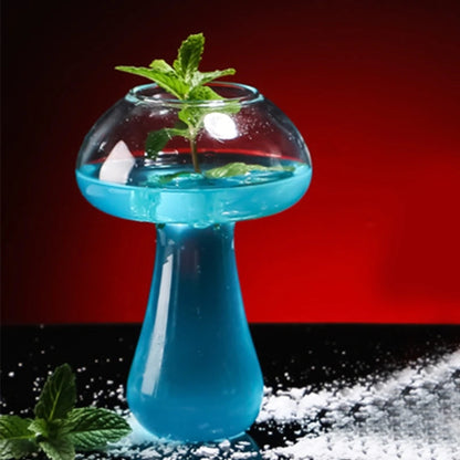 Unique Mushroom Cocktail Glass Set of 2, High Quality Eco-Friendly Glassware