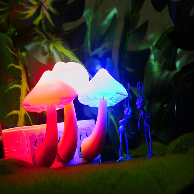 Mushroom LED Night Lights | Festive & Cozy Christmas Decor | Gift for Kids & Adults